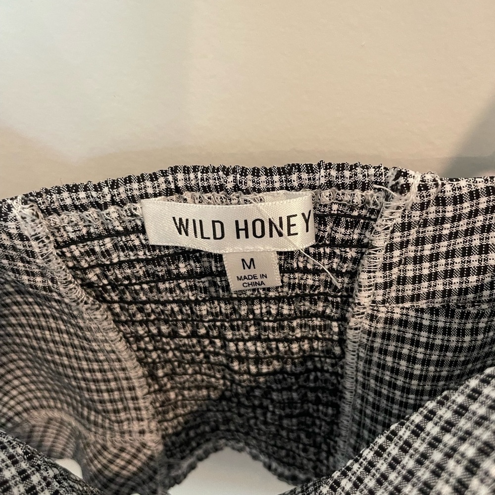 Wild Honey Checkered Crop Tank Size M - Picture 4 of 7